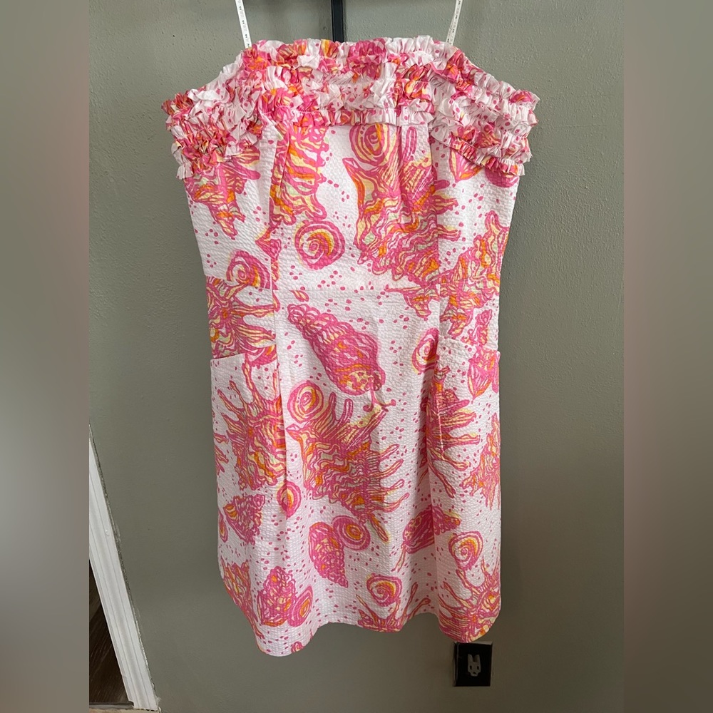 Lilly Pulitzer Seashell Ferra Strapless Dress